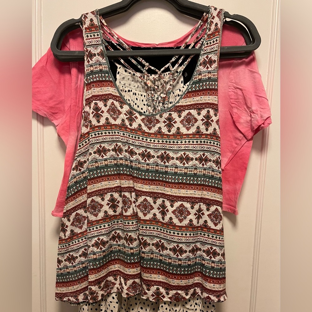 Forever 21+ - intricate racerback tank
